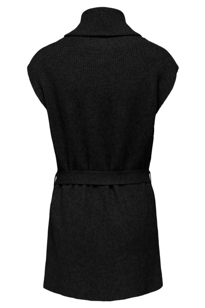 ONLKATIA SL RIB LONG VEST CC KNT 15350690 Black